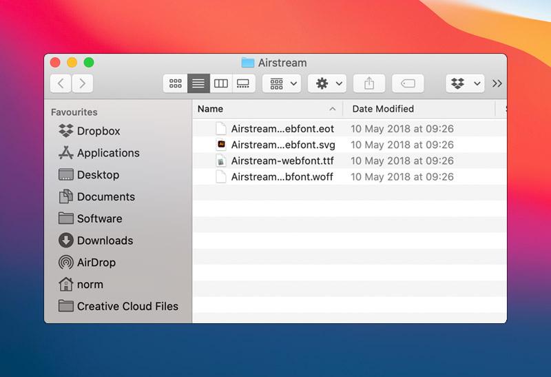 local-web-font-files