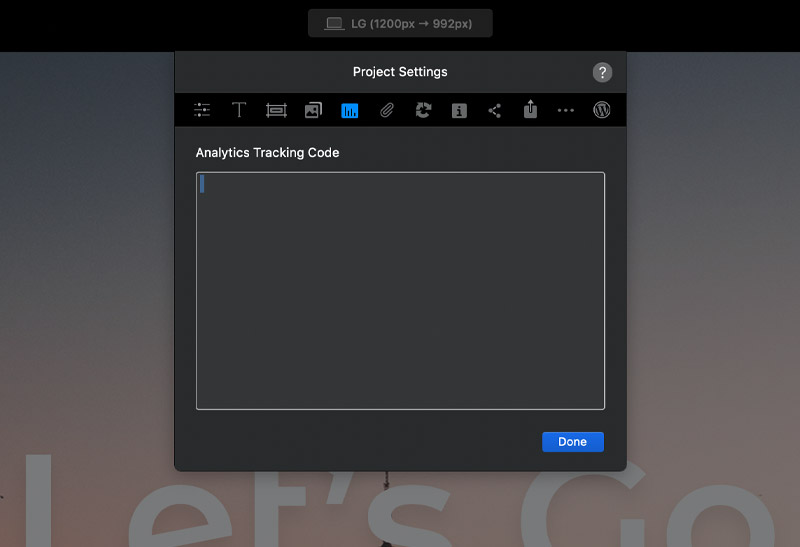 project-settings-analytic